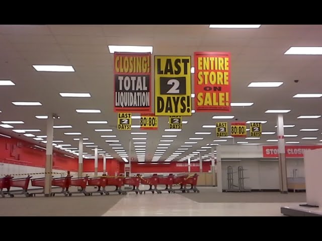 Target Canada Closing Last 2 Days Left Store Tour Walk 80% off Final Day Liquidation