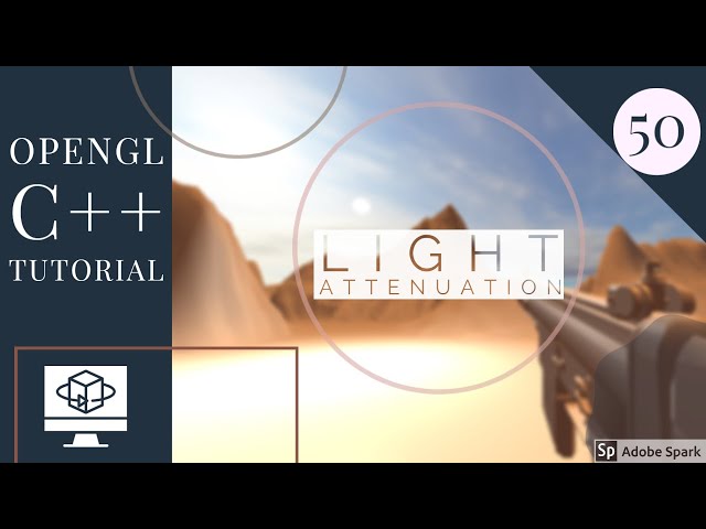OpenGL/C++ 3D Tutorial 50 - Light attenuation! (Limiting light radius) + fixes!