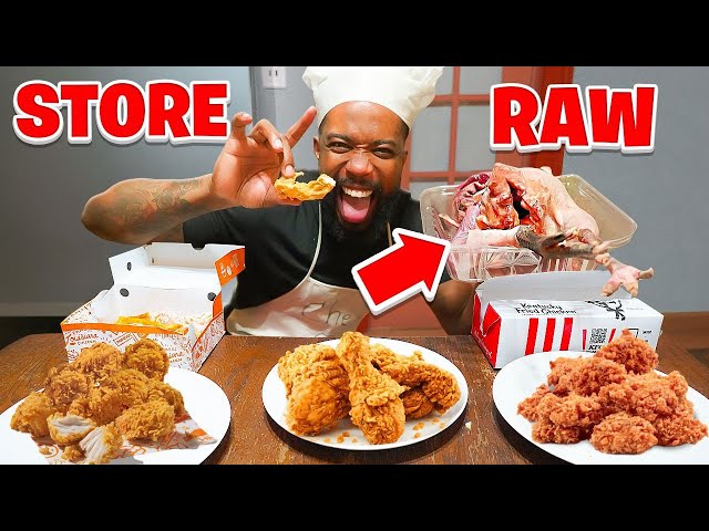 Live Catch & Cook! Who Can Cook The Best Chicken Tenders FROM SCRATCH?