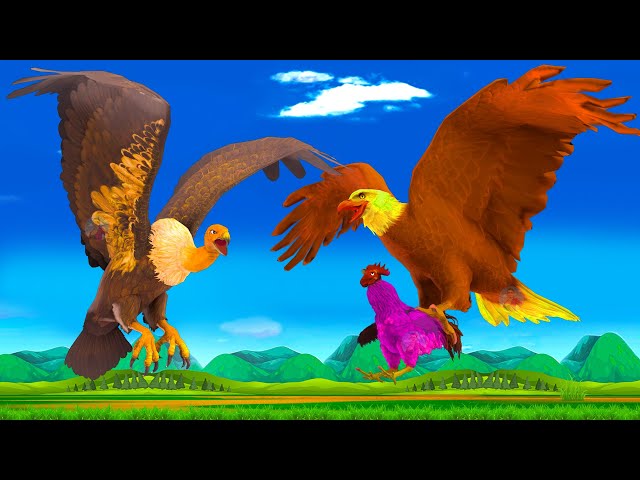 गिद्ध मुर्गी ओर चील की कहानी - Eagle Vulture and Hen story - Hindi kahaniyan