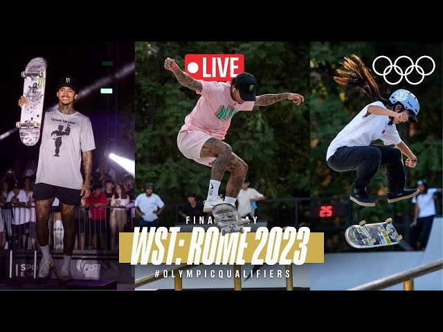 🔴 LIVE Street Skateboarding Finals! | WST: Rome 2023 | #RoadToParis2024