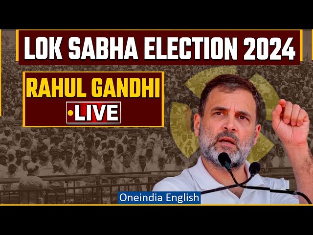 Rahul Gandhi Public Meeting LIVE in Singhbhum, Jharkhand | Lok Sabha Election 2024 | Oneindia News