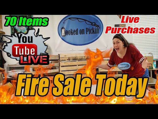 Live Fire Sale - Buy Direct From Me - 70 Items - Online Reselling