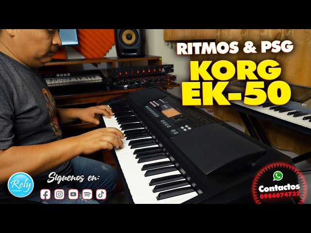 RITMOS  PERSONALIZADOS PARA LA MUSICA NACIONAL | KORG EK-50 | Rely Producciones ✔2023