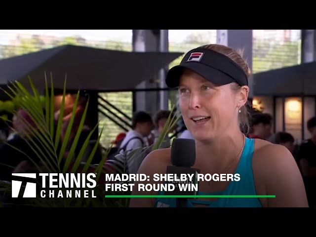 Shelby Rogers Talks About Her First Round Win And Going Viral On Social Media | Madrid First Round