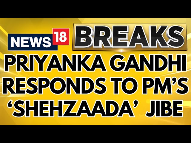 Lok Sabha Elections | Priyanka Gandhi Vadra Defends Her Brother Against PM's 'Shehzaada' Jibe