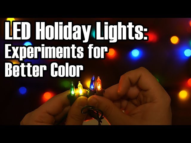 LED Experiments: Making Holiday Lights Less Garish