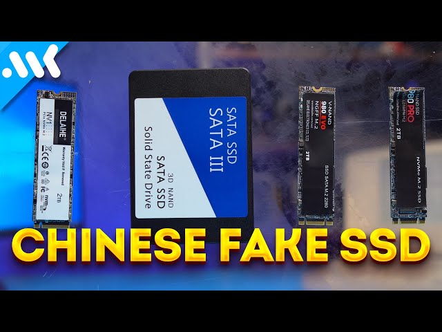 Fake SSD from AliExpress | How to recognize a fake
