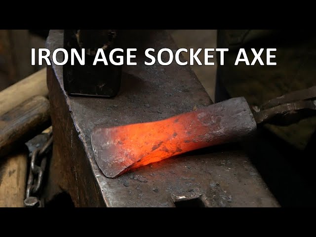 BLACKSMITHING. Iron Age socket axe.