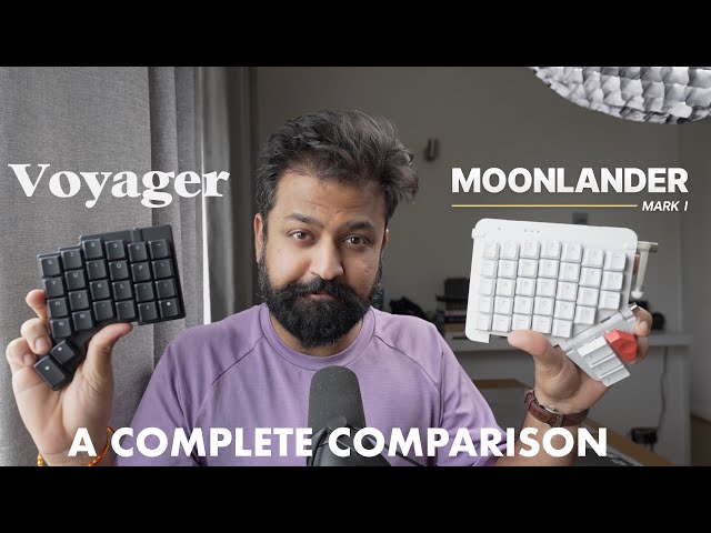 ZSA - Voyager vs Moonlander - Split Keyboard Comparison