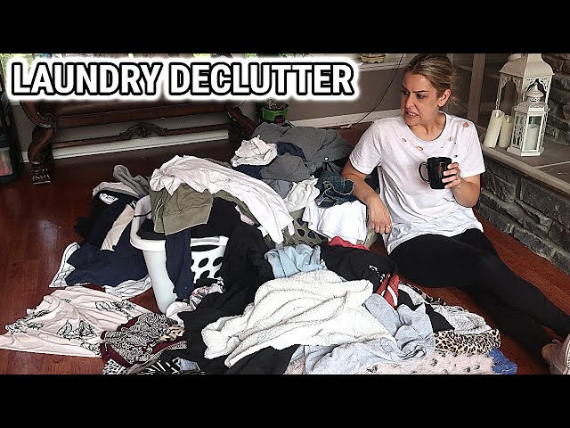 Most Extreme Declutter & Organize Series | Video #2 The Laundry | My Journey To Minimalism