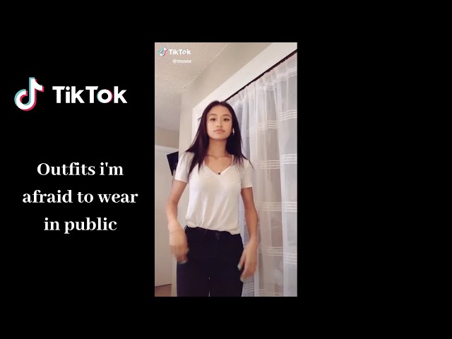 Outfits i'm afraid to wear in public Tik Tok Trend