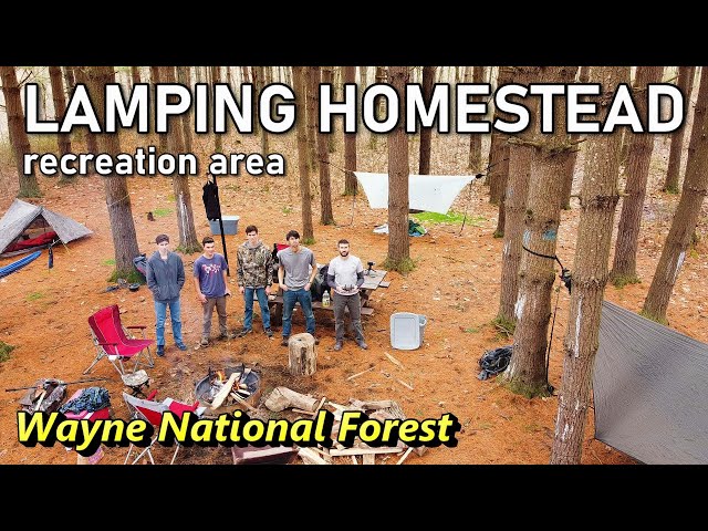 Wayne National Forest at Lamping Homestead Recreation Area | Bushcrafting and Primitive Camping