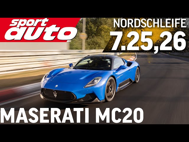 Maserati MC20 | Nordschleife HOT LAP 7.25,26 min | sport auto Supertest