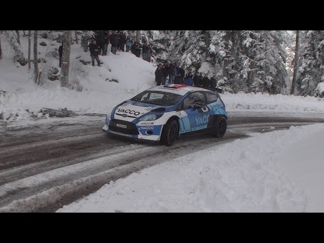 Tests snow before rallye Monte Carlo 2015 Julien Maurin-Nicolas Klinger Team Emap Yacco by Ouhla l