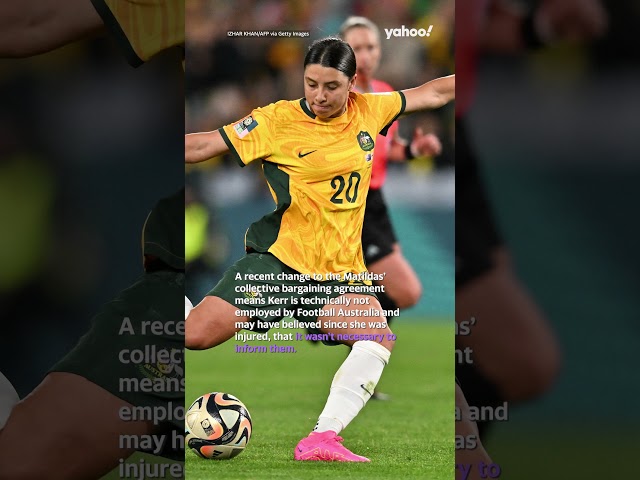Why Sam Kerr didn’t tell Football Australia about her police charge | #shorts #yahooaustralia