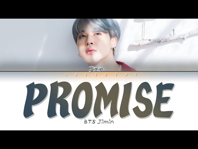 BTS (방탄소년단) JIMIN 'Promise (약속)' Lyrics
