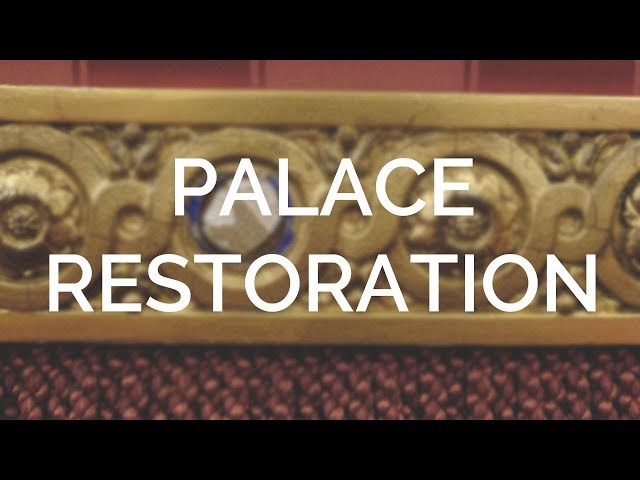 Art students help restore Buckingham Palace