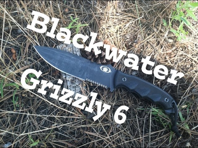Blackwater Grizzly 6 Knife Review: Tactical Meets Survival