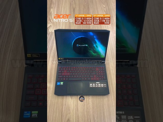 Acer Nitro 5 AN515-57 / NH.QESAA.002 Core i5-11400h Rtx 3050 Ti 144hz Gaming Laptop Unboxing