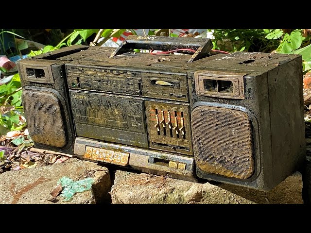 Restoration 1950s SONY sound system and speakers