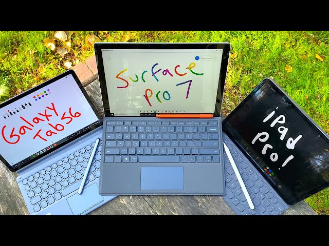 Samsung Galaxy Tab S6 vs Surface Pro 7 vs iPad Pro 11