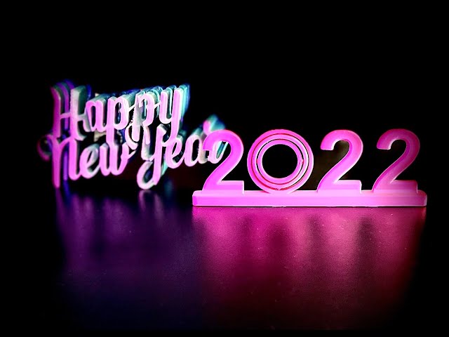 3D Printed New Year 2022 || Ender 3 Pro  HD #shorts