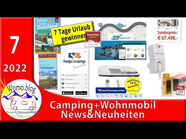 Camping + Wohnmobil News und Neuheiten 7/22