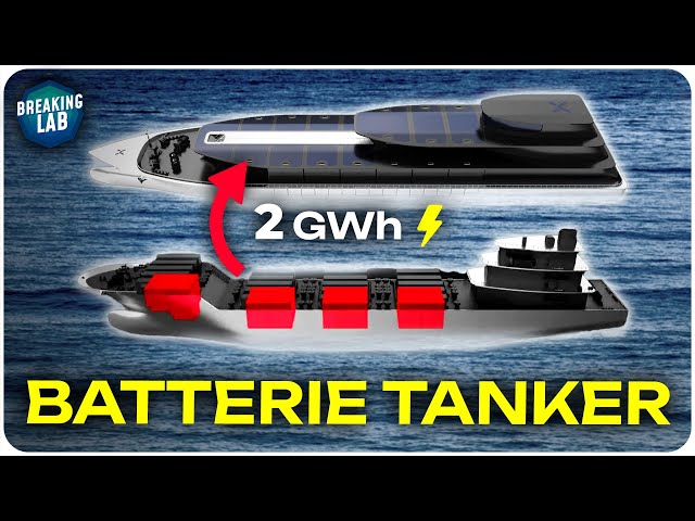 Battery Tanker: Schiff transportiert Strom ab 2026