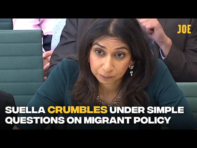Suella Braverman squirms under basic questioning over her archaic migrant deportation system