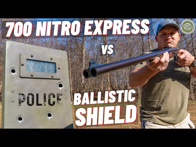 700 NITRO vs BALLISTIC SHIELD 🛡 (World’s Biggest Elephant Gun)