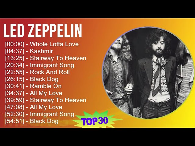 Led Zeppelin 2024 MIX Favorite Songs - Whole Lotta Love, Kashmir, Stairway To Heaven, Immigrant ...