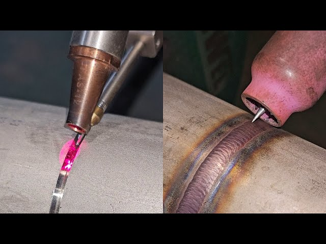 Another working process for complete penetration is amazing | Laser + TIG welding