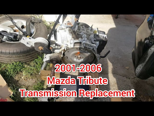 How to replace a mazda tribute transmission 2001-2006