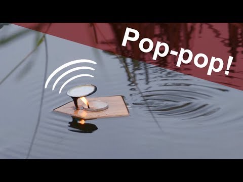 How to Make a Pop Pop Boat From a Pop Can!