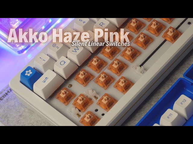 Akko Haze Pink Silent Linear Switches, curious?