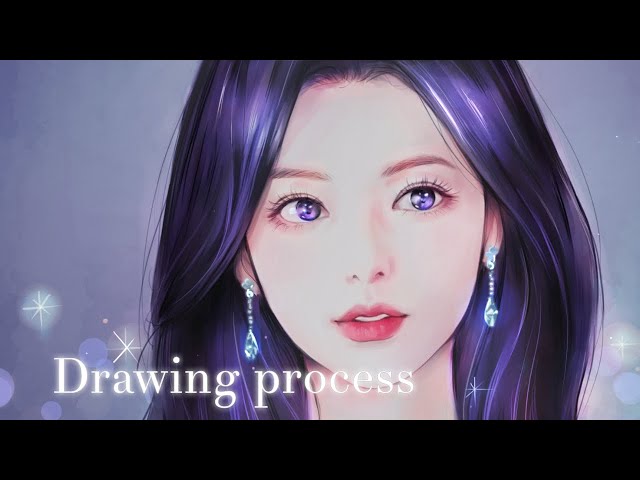 홍해인 그리기 | 눈물의 여왕 | 인물화 과정 | 아이패드 그림 | clipstudiopaint | drawing process