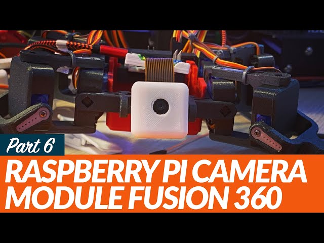 Raspberry Pi Camera Module design in Fusion 360 for SMARS Quad