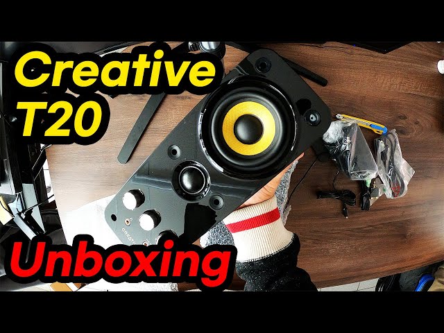 Creative T20 2.0 Speaker Unboxing (GigaWorks T20)
