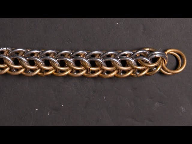 The Best Full Persian Chainmail Tutorial - Starting the chain, speed weaving & connecting ends