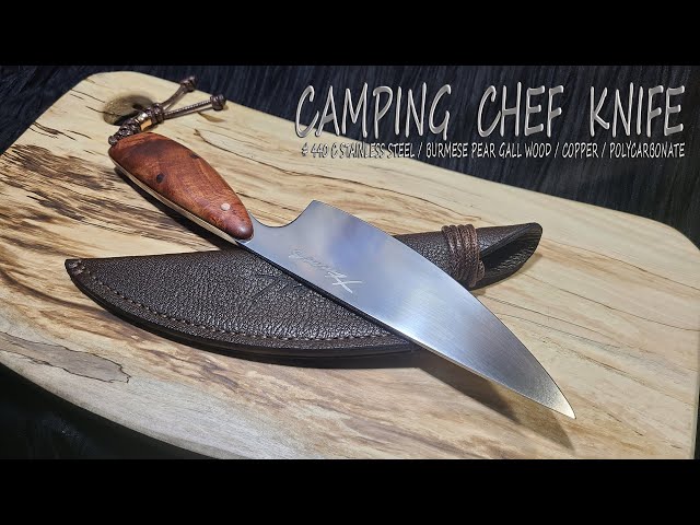 KNIFE MAKING / CAMPING CHEF KNIFE 수제칼 만들기 # 150