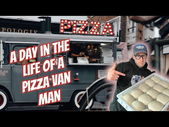 A day running my pizza truck at St Albans market