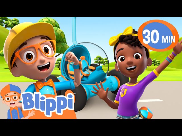 Road Trip To The Construction Site! | Blippi and Meekah Podcast | Blippi Wonders Educational Videos