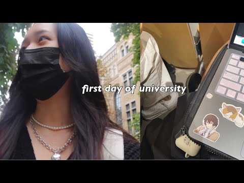 first day of university grwm + vlog ( & uni reveal)