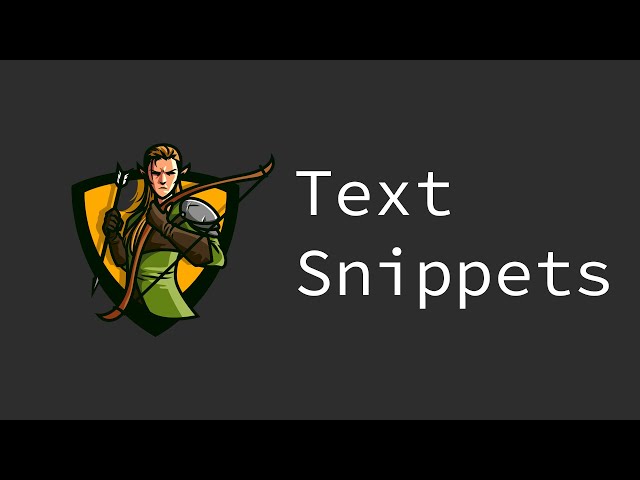 Text Snippets In Linux Using A Script