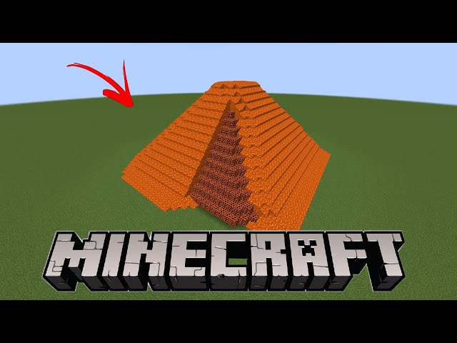 How to build a volcano in Minecraft #gamer #minecraft #cowan333 #gameplay #howtobuild