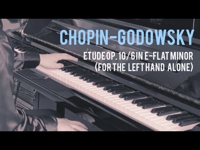 L. Godowsky: Study N°13 after Chopin's Op. 10/6 (Left Hand alone) | Pooria Ramezanian