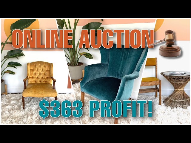 How To Make Money Flipping Furniture Part 4: Online Auctions