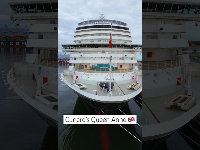 Cunard’s Queen Anne 😍🇬🇧 #cruise #cunard