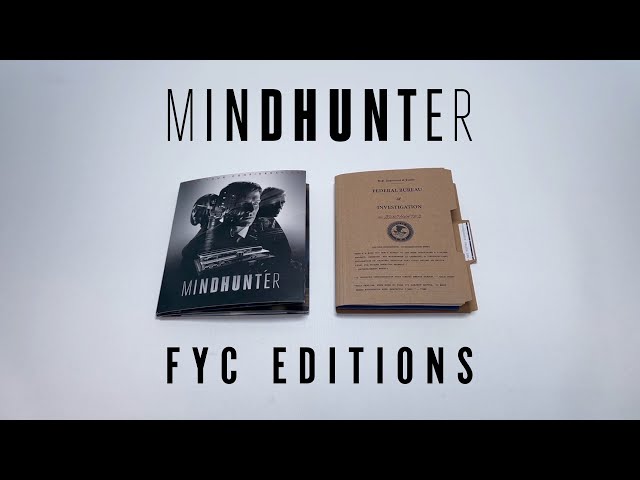 MINDHUNTER | SEASON 1 | PROMOTIONAL FYC DVDs (HFPA vs. ATAS)